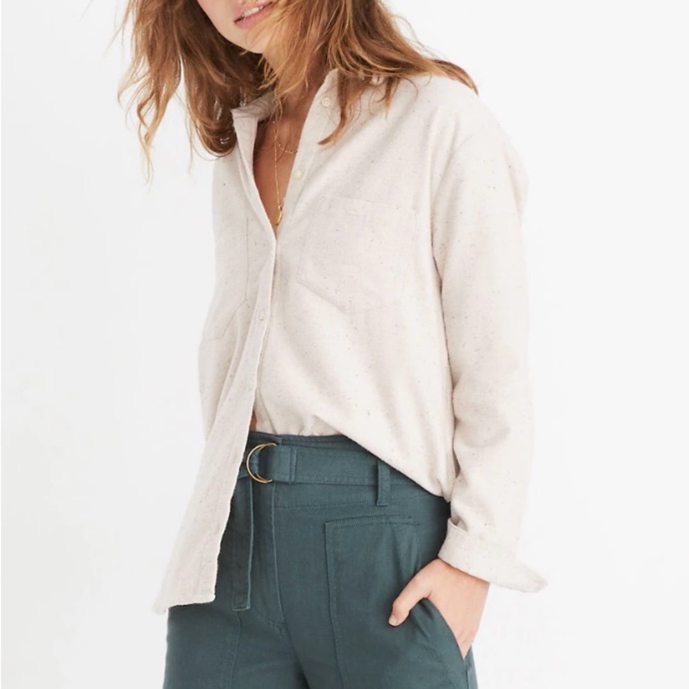 Madewell Flannel Button Up - Small